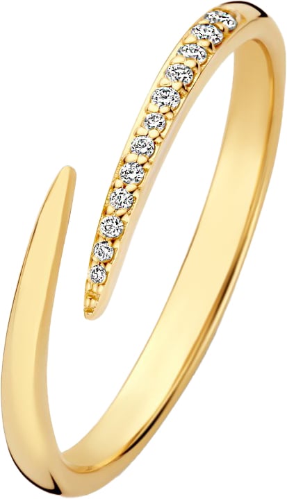 Isabel Bernard De la Paix Flavie Ring met Diamant Goud