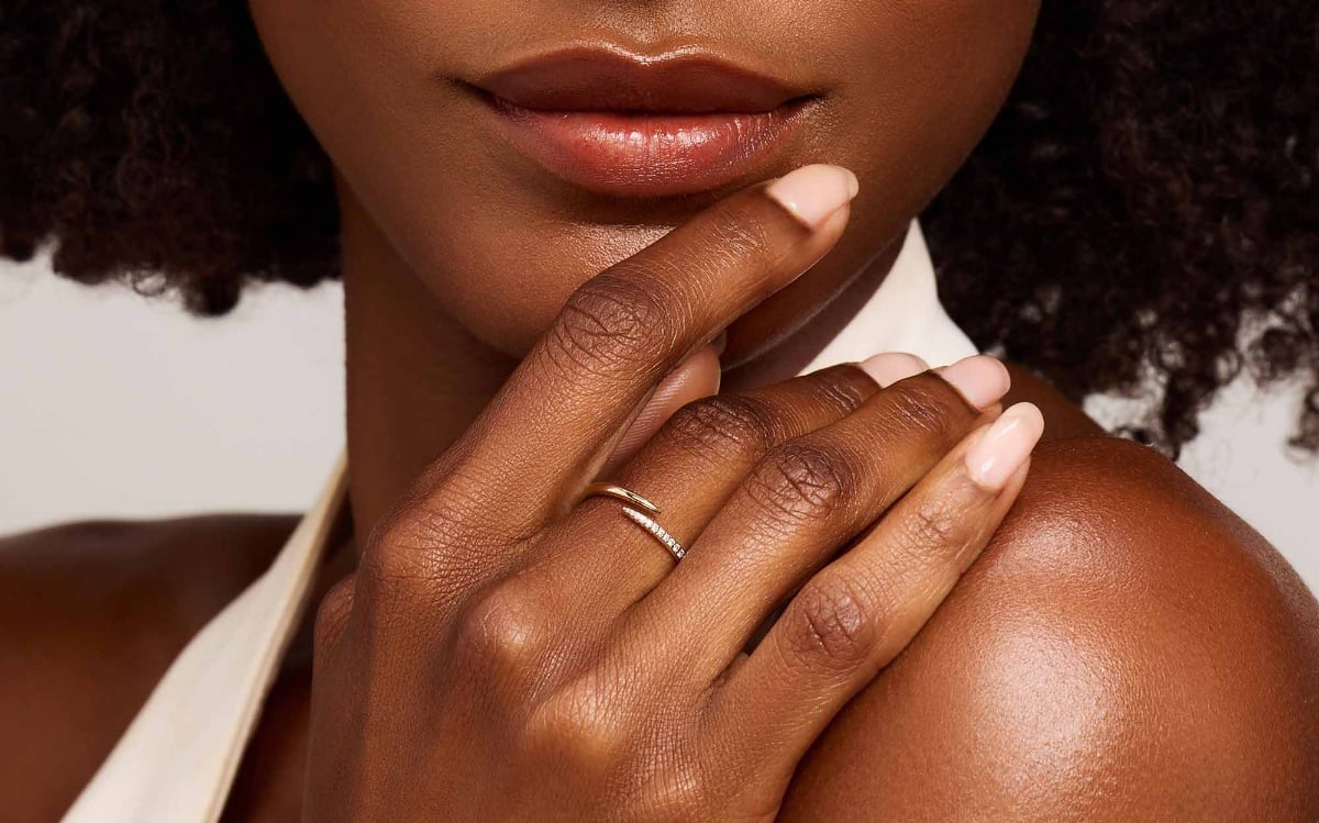 Isabel Bernard De la Paix Flavie Ring met Diamant Goud