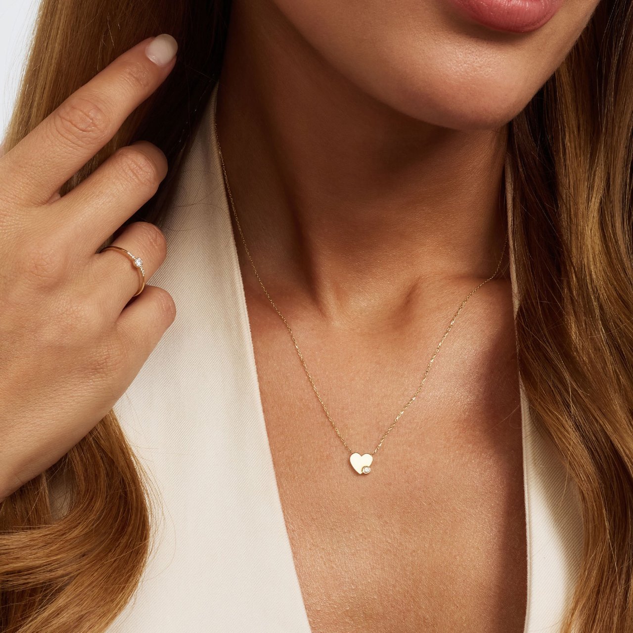 Isabel Bernard De la Paix Belinda Ring met Diamant Goud