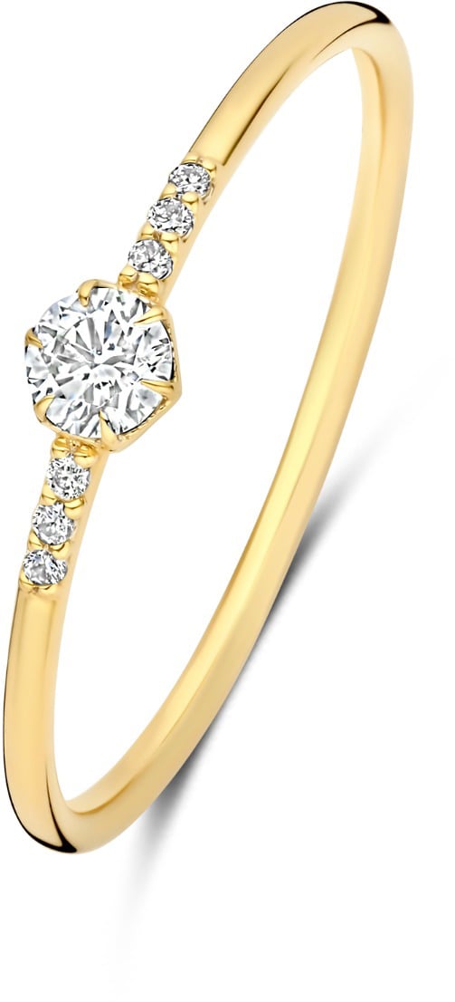 Isabel Bernard De la Paix Belinda Ring met Diamant Goud