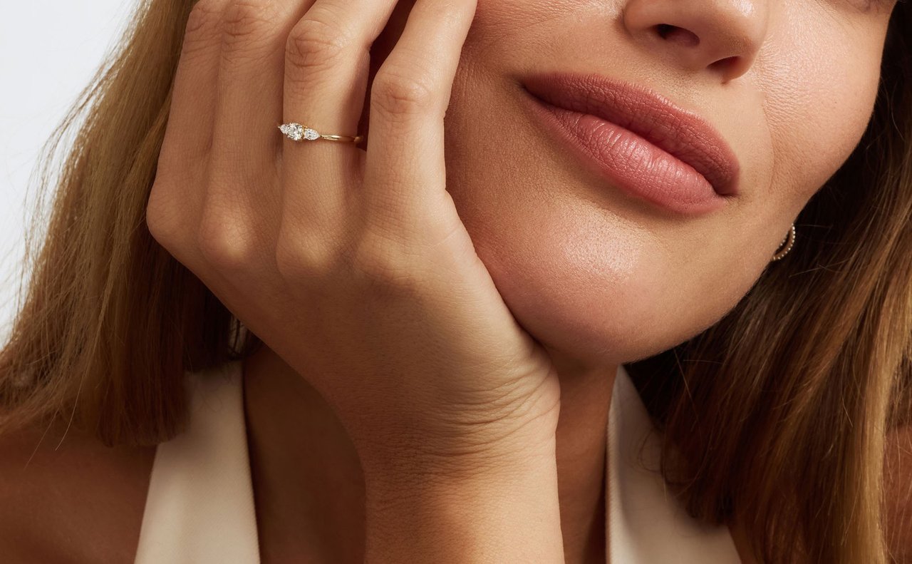 Isabel Bernard De la Paix Nancy Ring met Diamant Goud