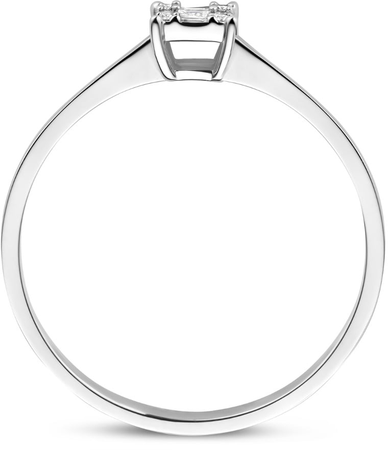 Isabel Bernard De la Paix Maxime Ring met Diamant Zilver