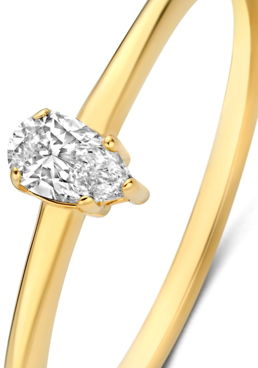 Isabel Bernard De la Paix Eloise Ring met Diamant Goud