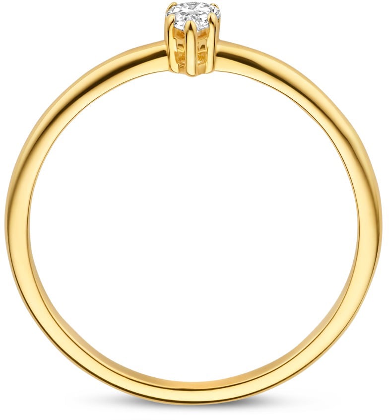 Isabel Bernard De la Paix Eloise Ring met Diamant Goud