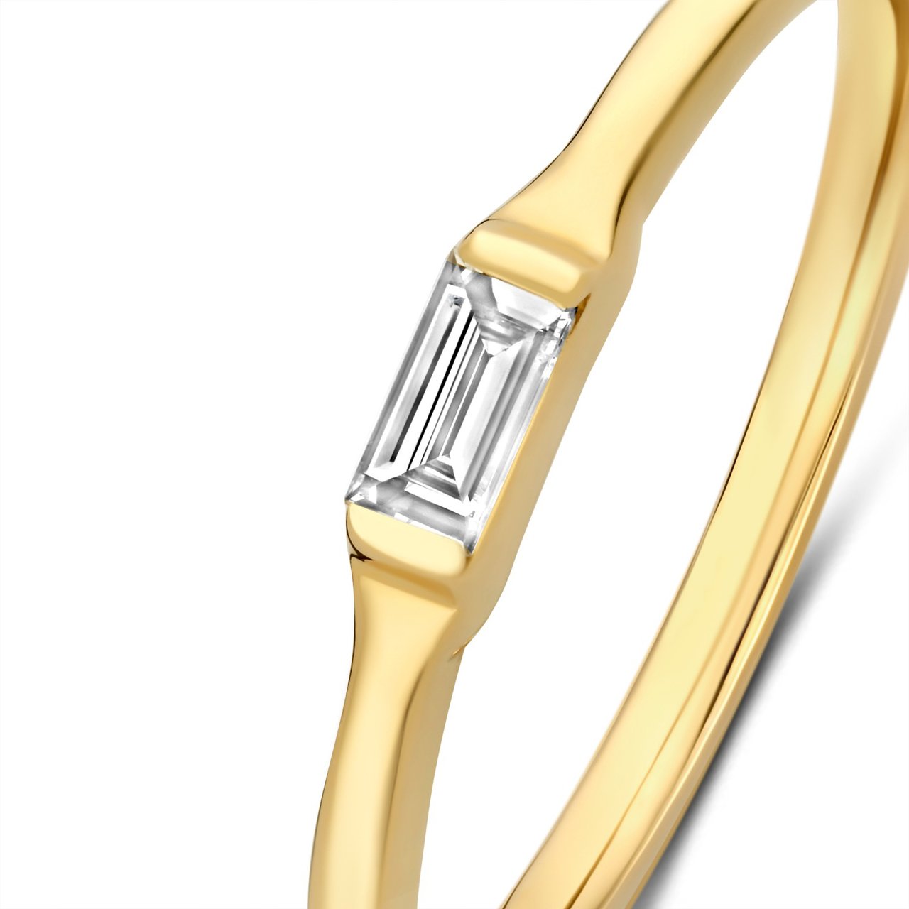 Isabel Bernard De la Paix Lucia Ring met Diamant Goud