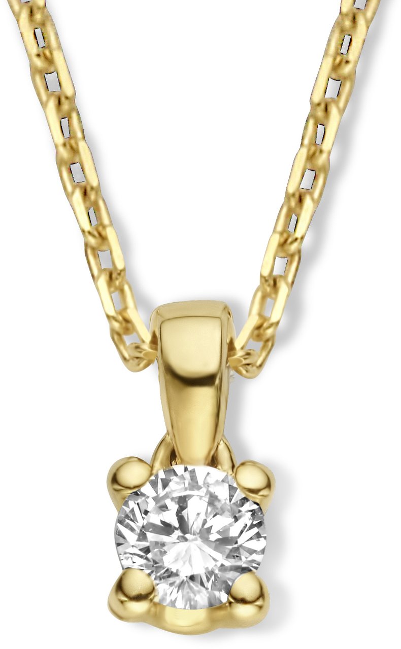 Isabel Bernard De la Paix Celesse Ketting met Diamant Goud