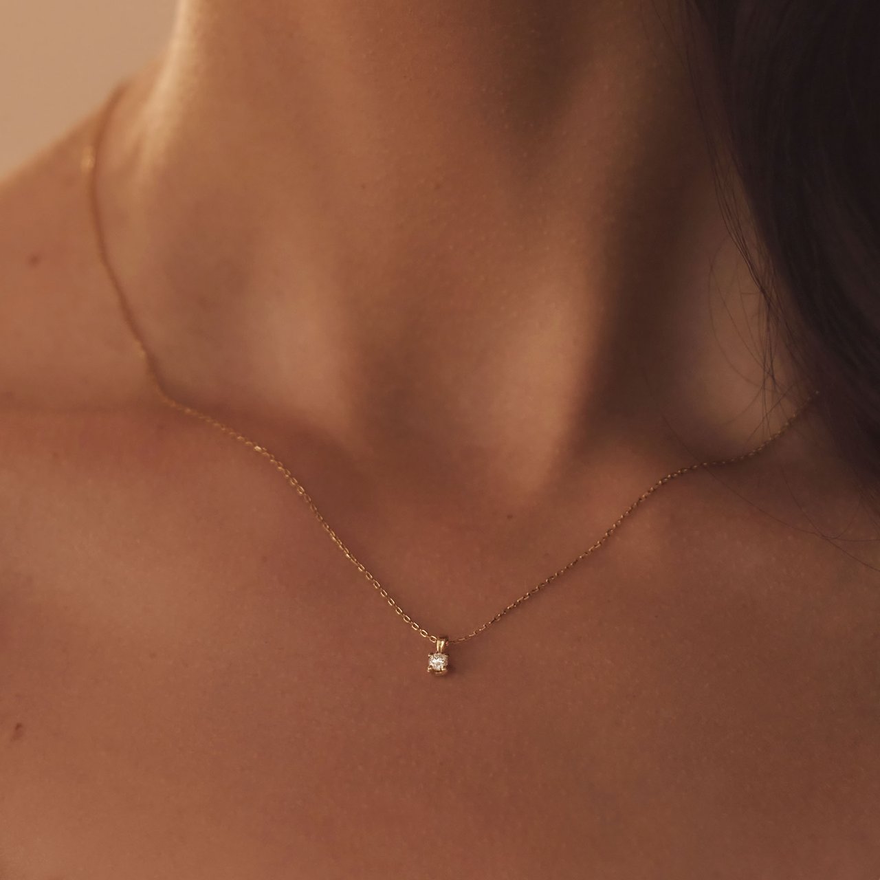 Isabel Bernard De la Paix Celesse Ketting met Diamant Goud