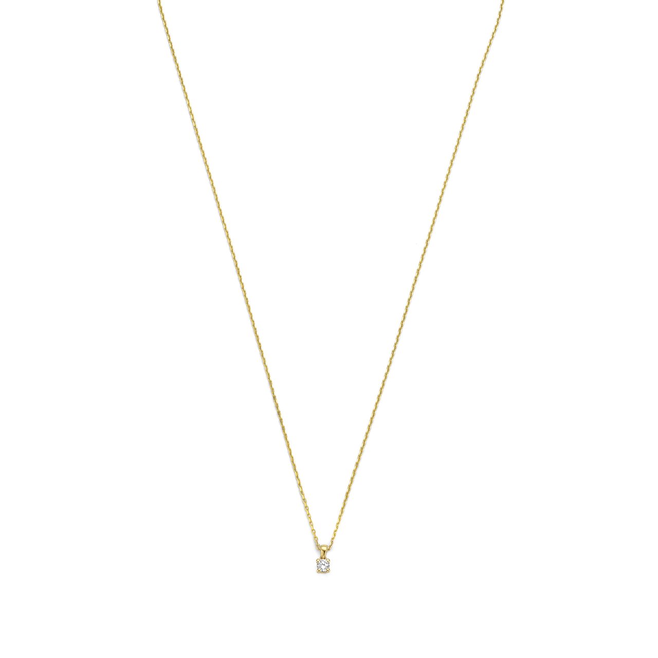 Isabel Bernard De la Paix Celesse Ketting met Diamant Goud