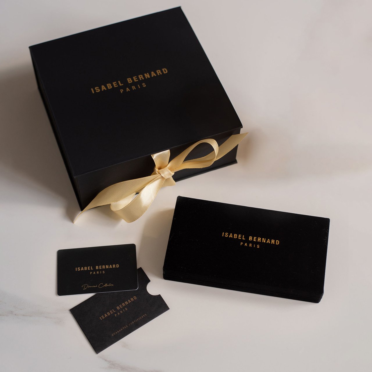 Isabel Bernard De la Paix Celesse Ketting met Diamant Goud