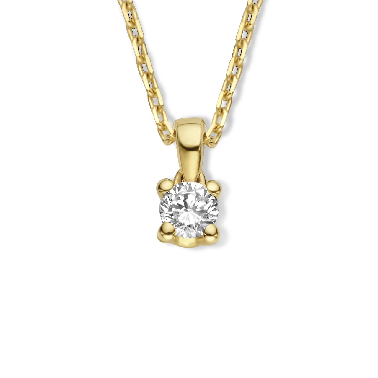 Isabel Bernard De la Paix Celesse Ketting met Diamant Goud