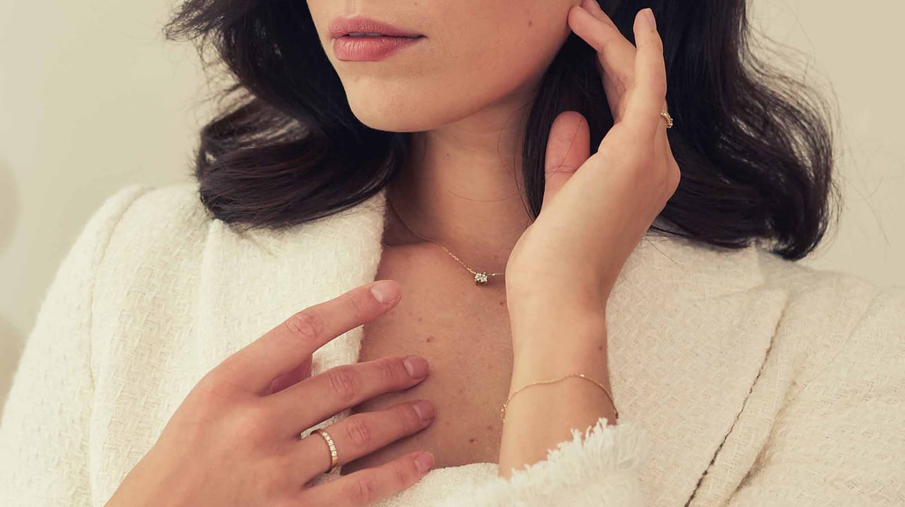 Isabel Bernard De la Paix Christine Ketting met Diamant Goud