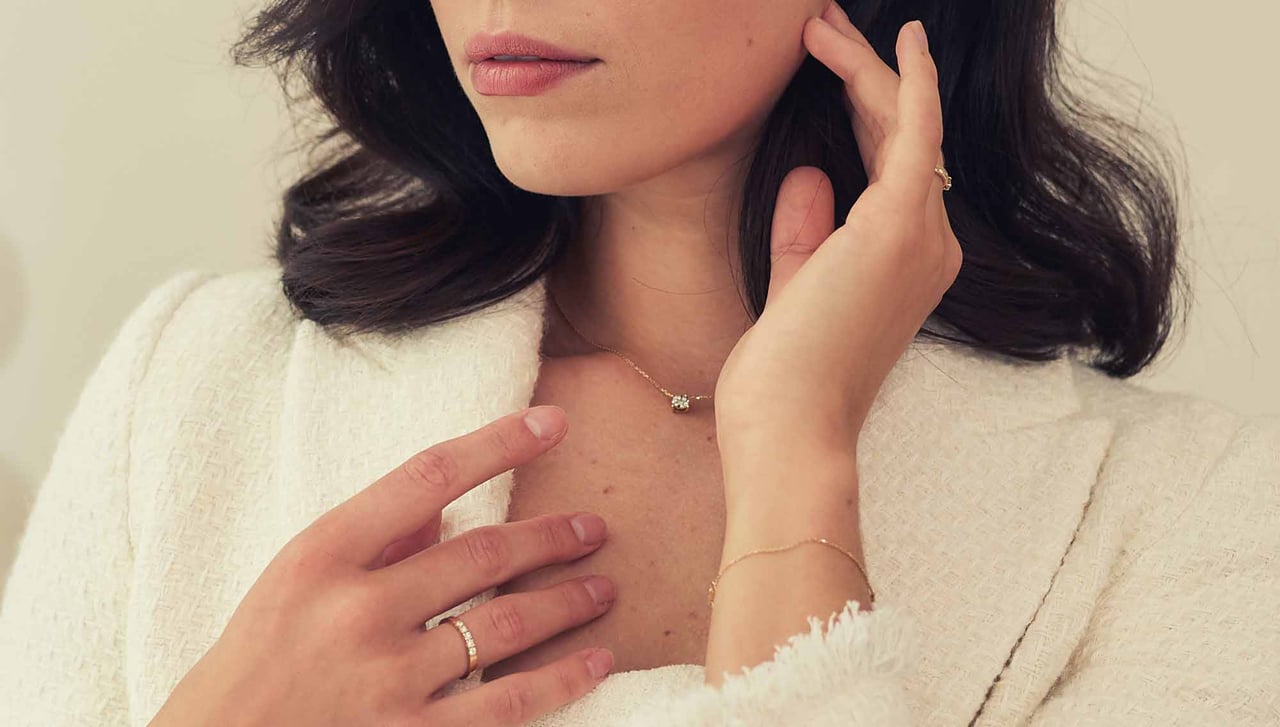 Isabel Bernard De la Paix Christine Ketting met Diamant Goud