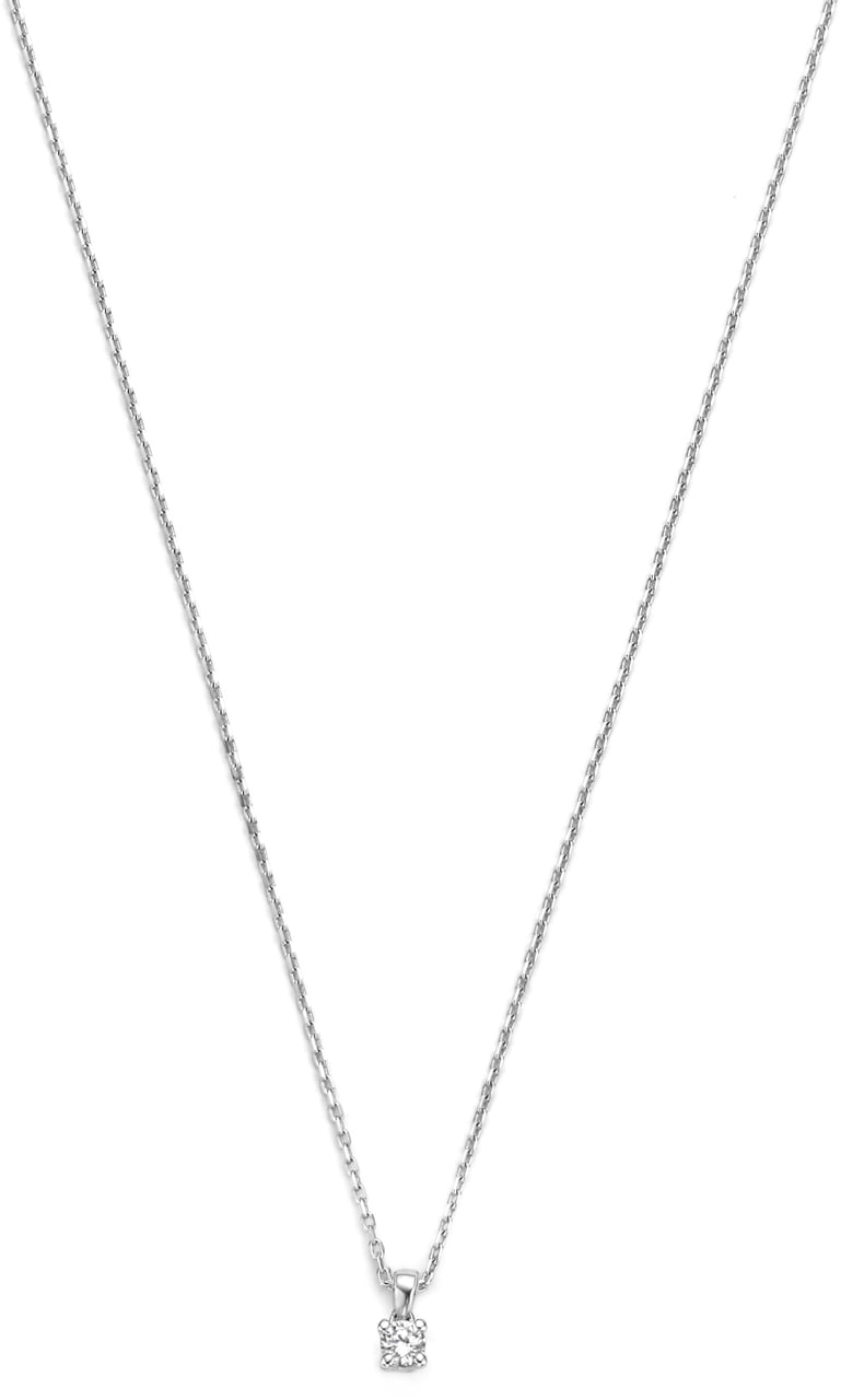 Isabel Bernard De la Paix Celesse Ketting met Diamant Zilver