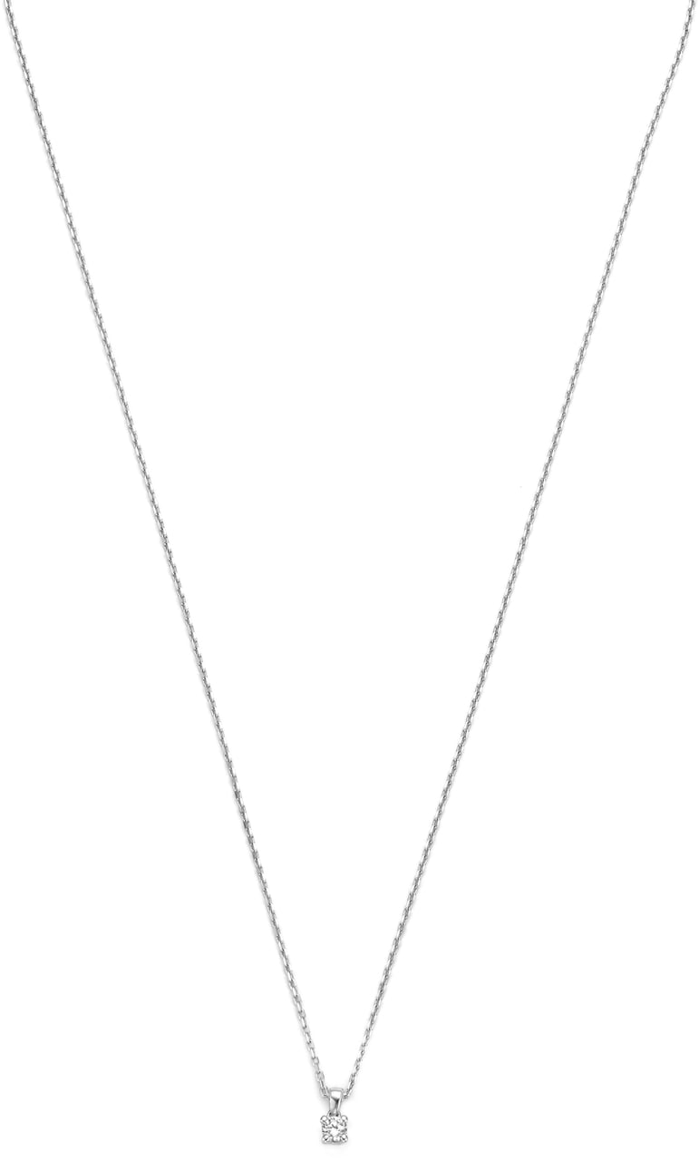 Isabel Bernard De la Paix Celesse Ketting met Diamant Zilver