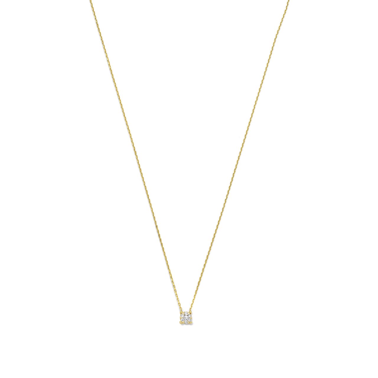 Isabel Bernard De la Paix Hanaé Ketting met Diamant Goud