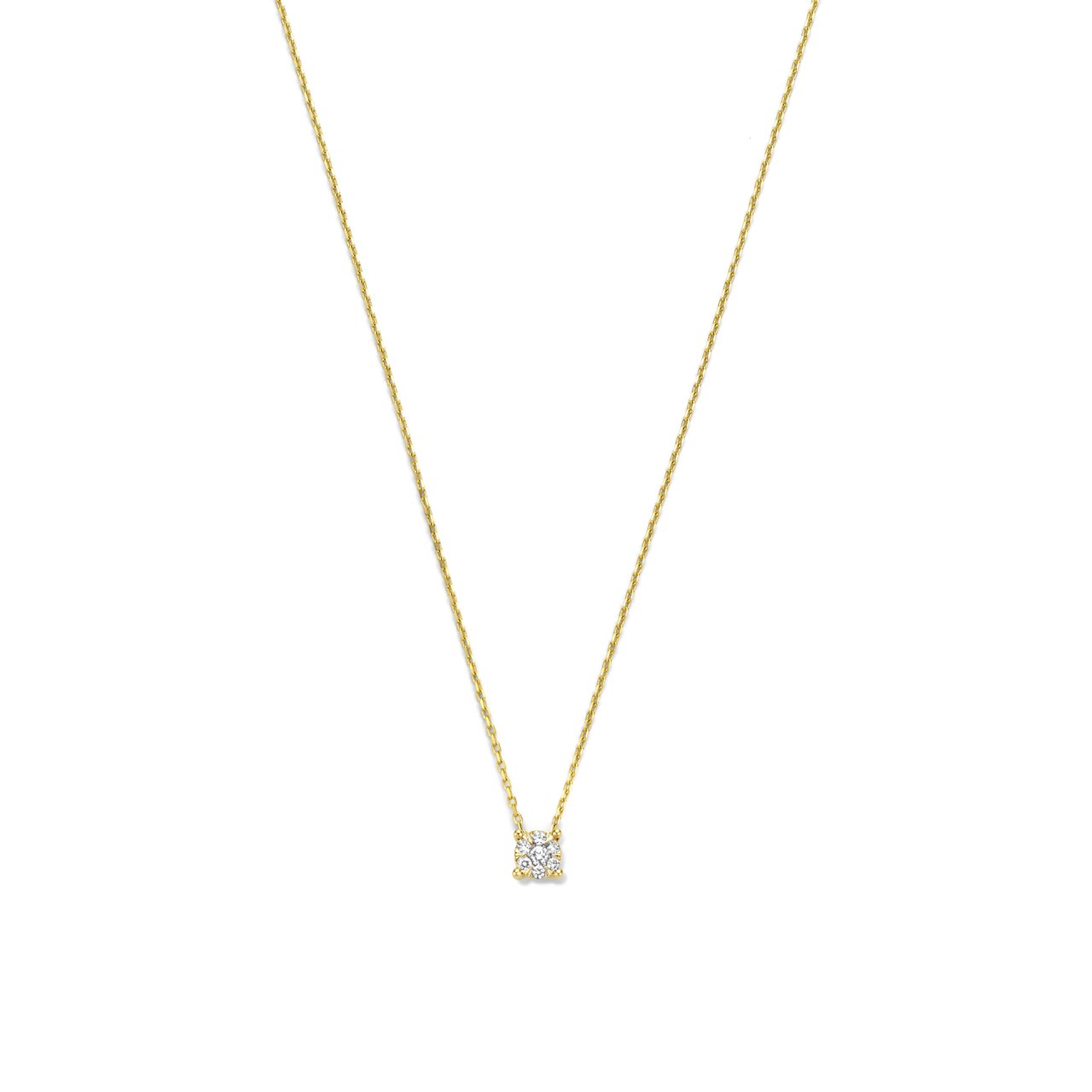 Isabel Bernard De la Paix Hanaé Ketting met Diamant Goud