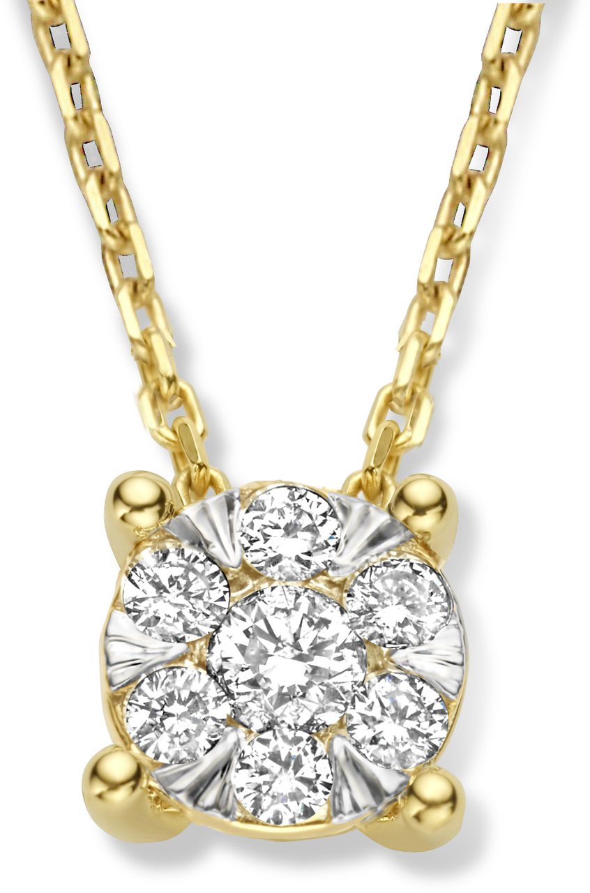Isabel Bernard De la Paix Hanaé Ketting met Diamant Goud
