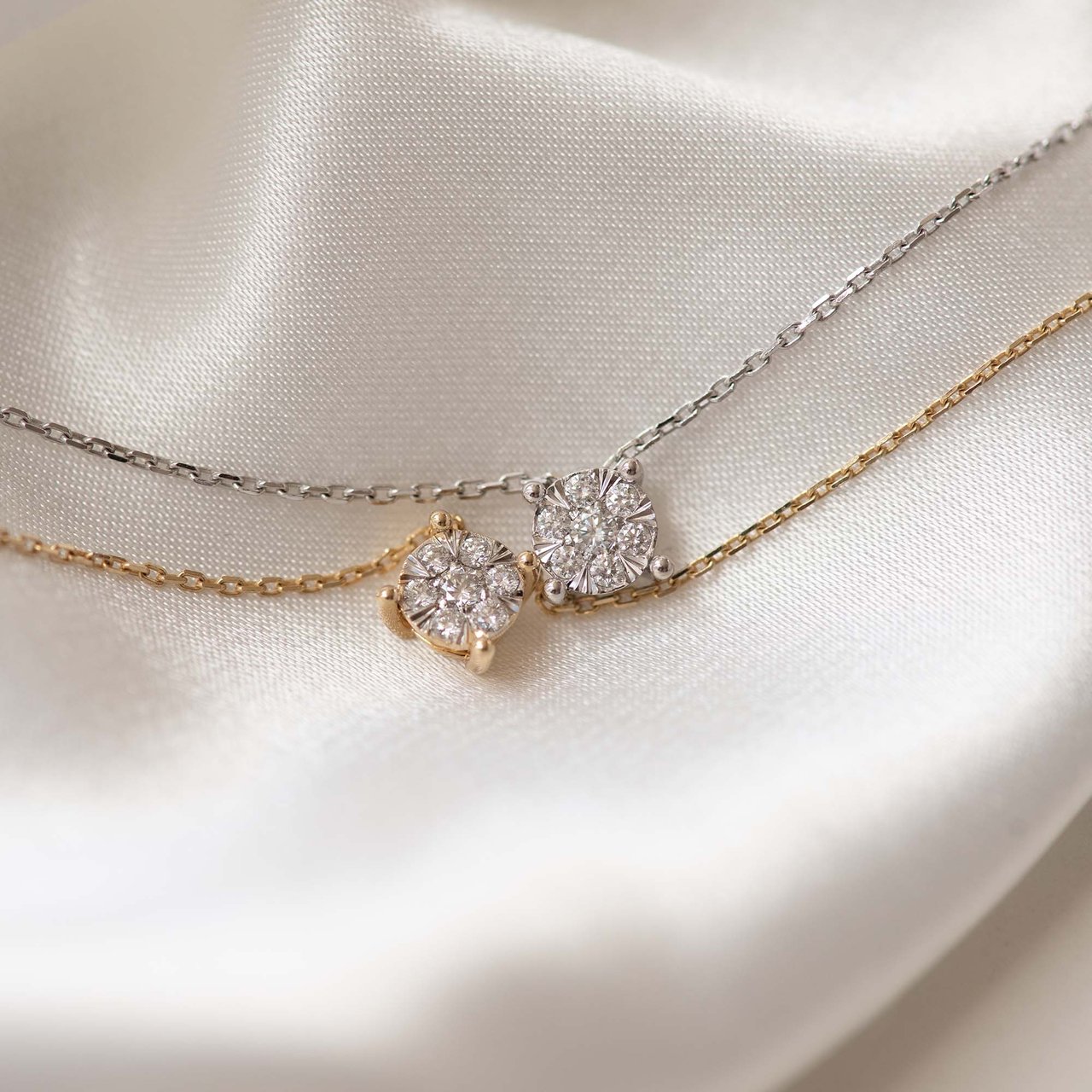Isabel Bernard De la Paix Hanaé Ketting met Diamant Zilver
