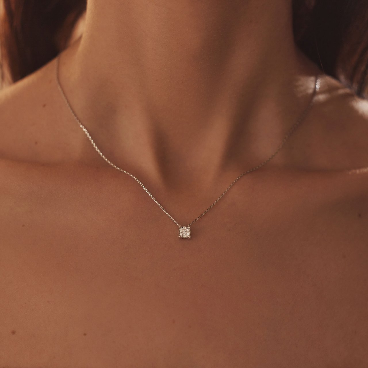 Isabel Bernard De la Paix Hanaé Ketting met Diamant Zilver