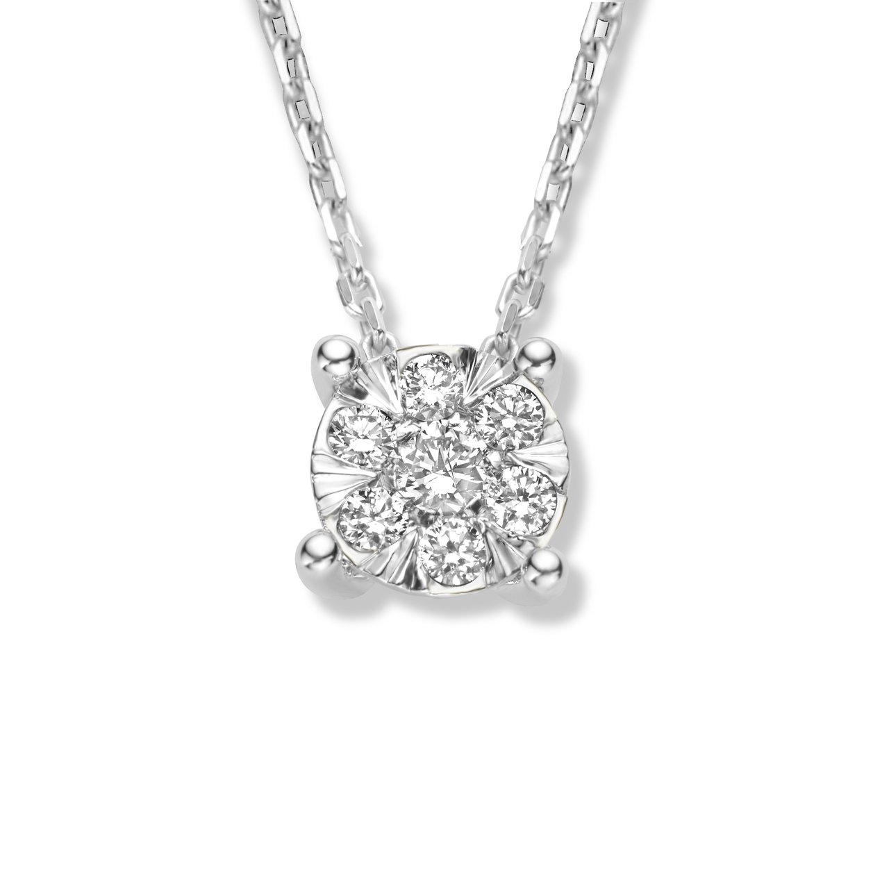Isabel Bernard De la Paix Hanaé Ketting met Diamant Zilver