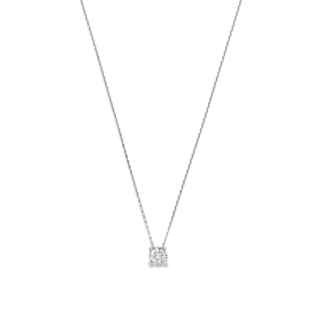 Isabel Bernard De la Paix Hanaé Ketting met Diamant Zilver