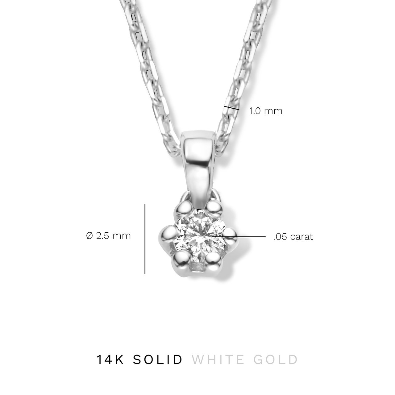 Isabel Bernard De la Paix Emily Ketting met Diamant Zilver