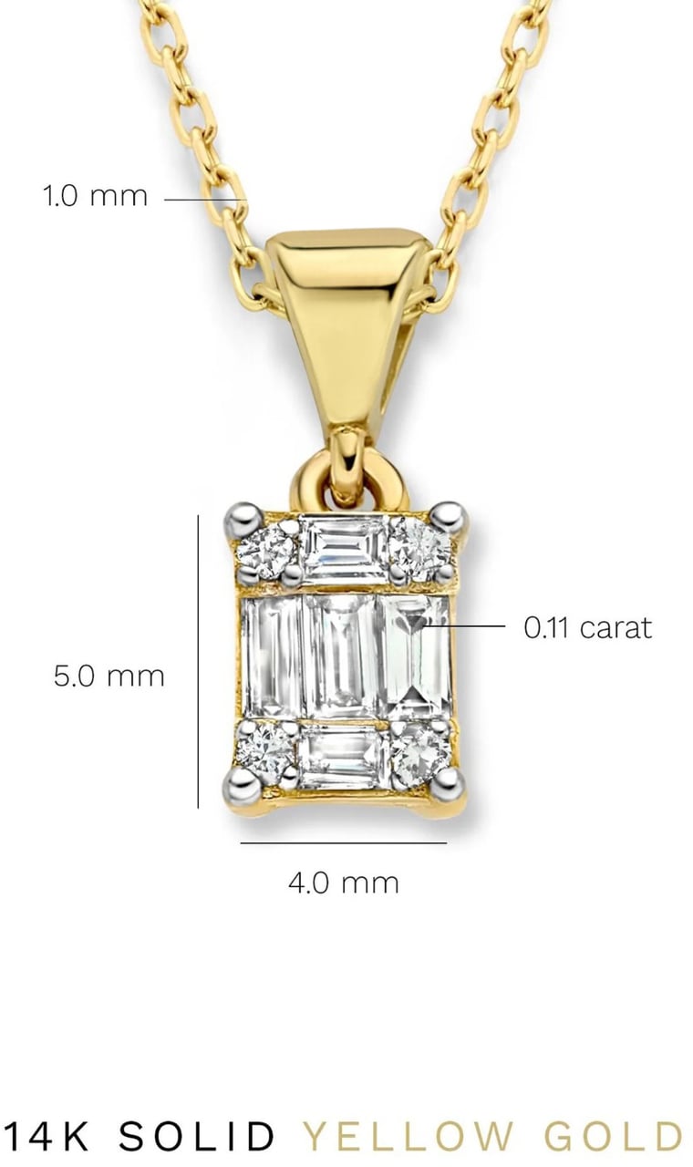 Isabel Bernard De la Paix Maxime Ketting met Diamant Goud