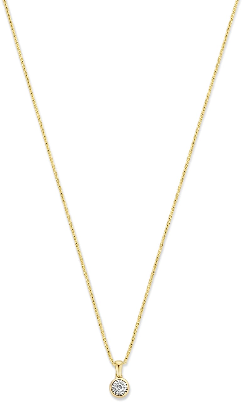 Isabel Bernard De La Paix Inaya Ketting met Diamant Goud