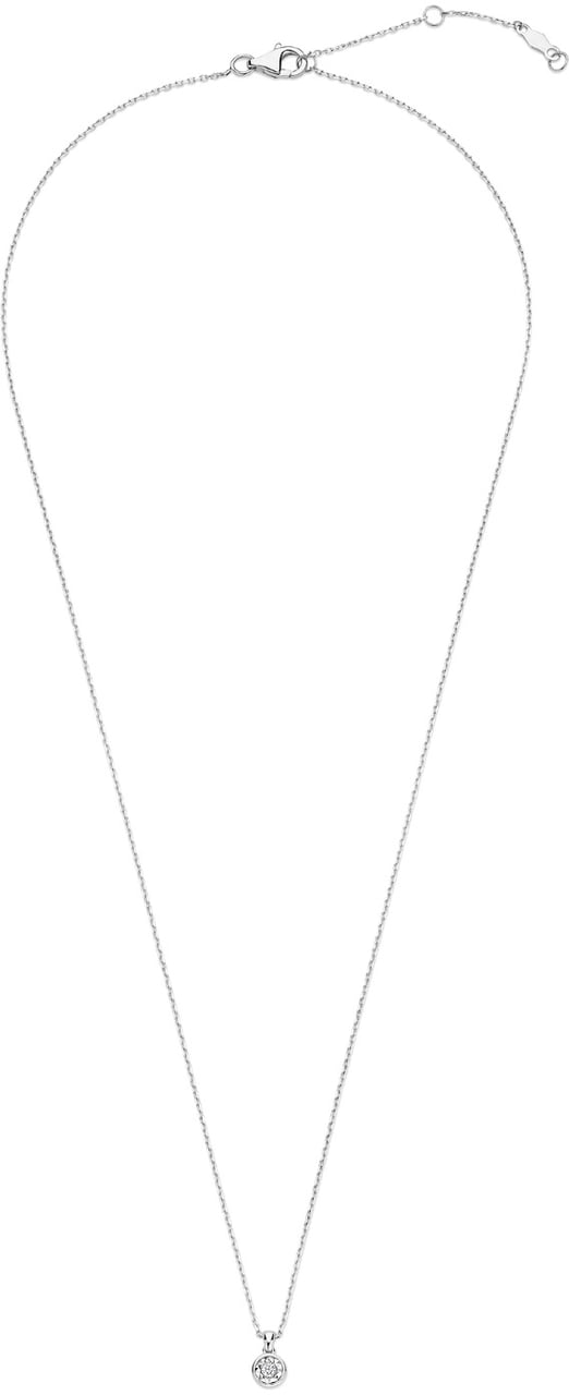 Isabel Bernard De La Paix Inaya Ketting met Diamant Zilver