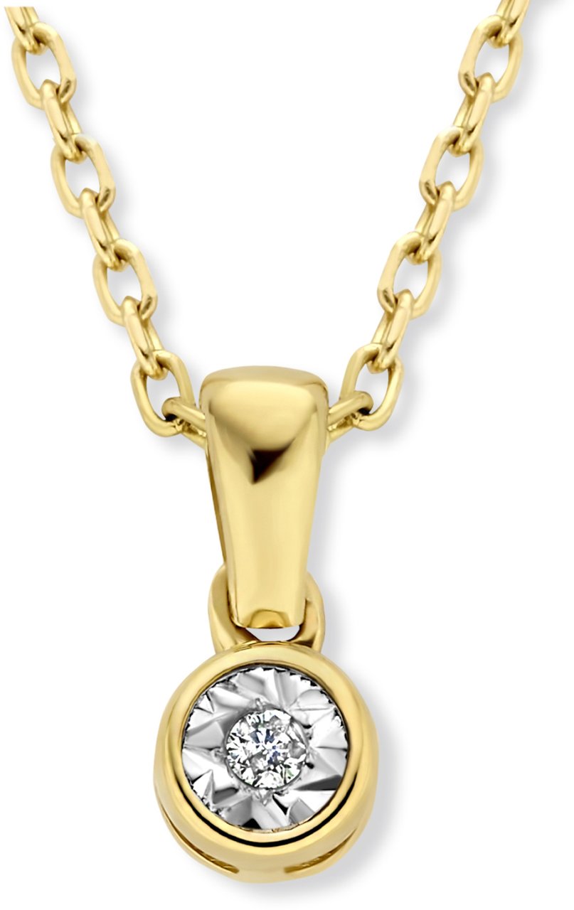 Isabel Bernard De La Paix Inaya Ketting met Diamant Goud