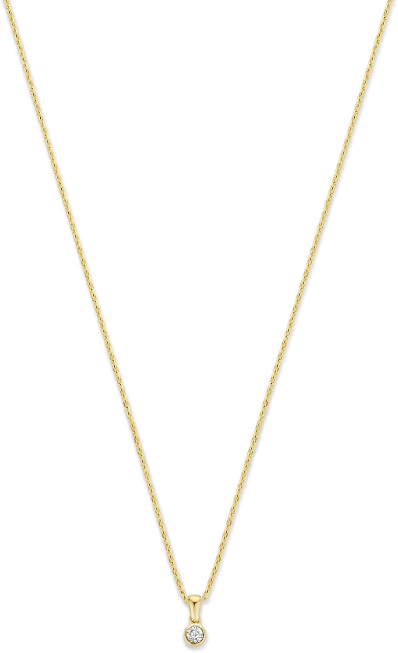 Isabel Bernard De La Paix Inaya Ketting met Diamant Goud