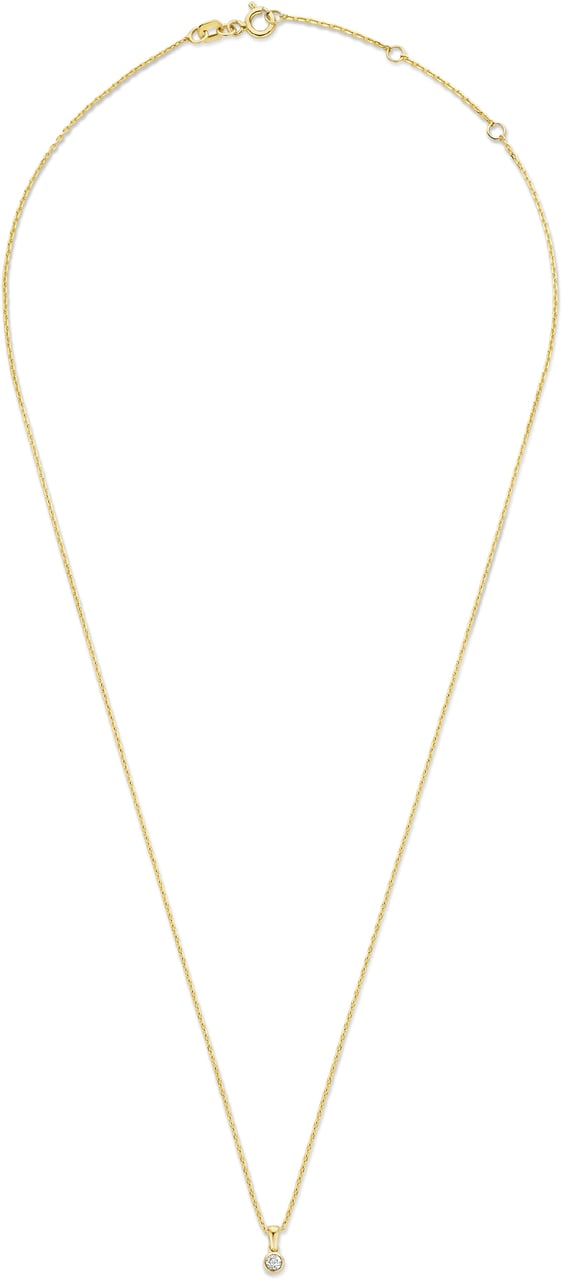 Isabel Bernard De La Paix Inaya Ketting met Diamant Goud
