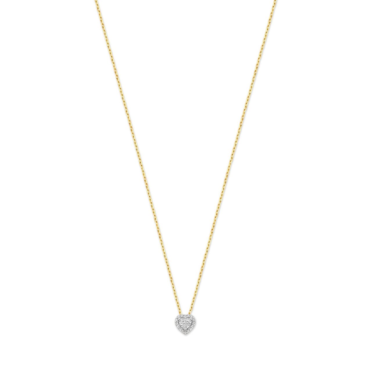 Isabel Bernard De la Paix Amore Ketting met Diamant Goud
