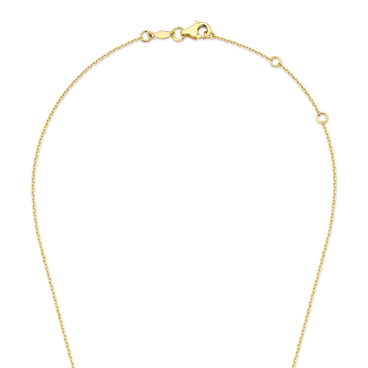 Isabel Bernard De la Paix Amore Ketting met Diamant Goud