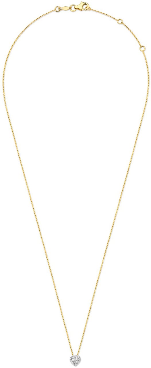 Isabel Bernard De la Paix Amore Ketting met Diamant Goud