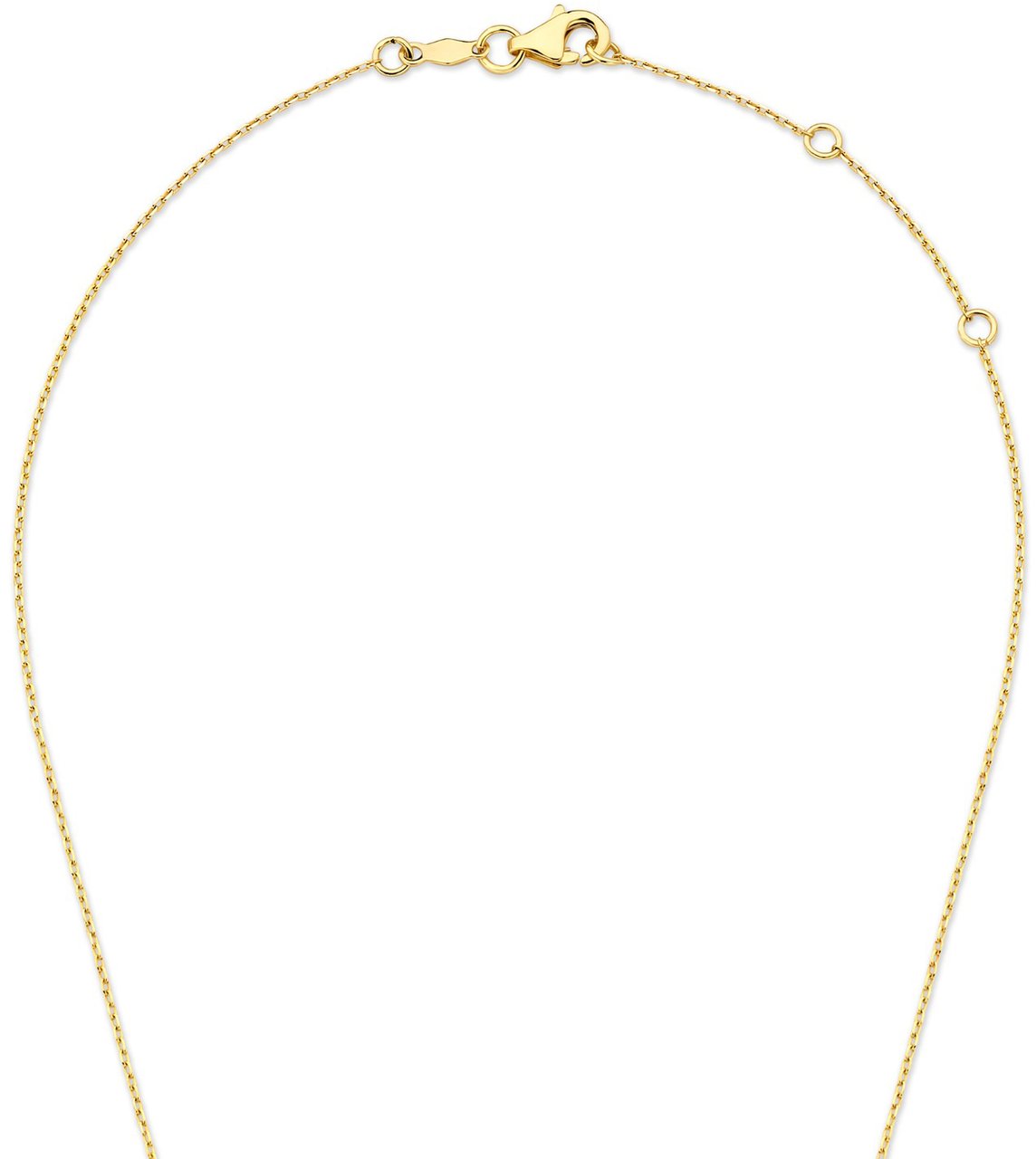 Isabel Bernard De la Paix Amore Ketting met Diamant Goud