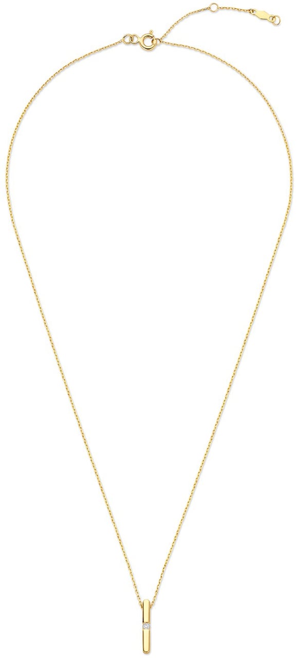 Isabel Bernard De la Paix Flavie Ketting met Diamant Goud