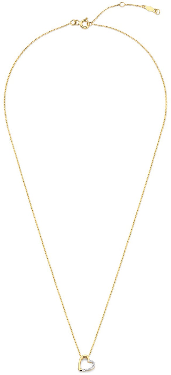 Isabel Bernard De la Paix Amore Ketting met Diamant Goud