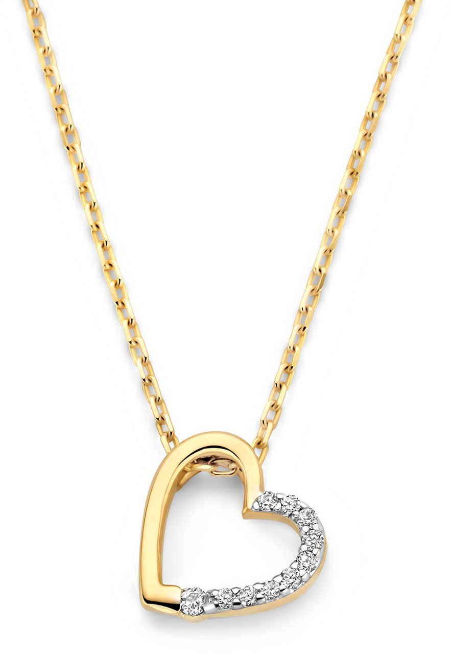 Isabel Bernard De la Paix Amore Ketting met Diamant Goud