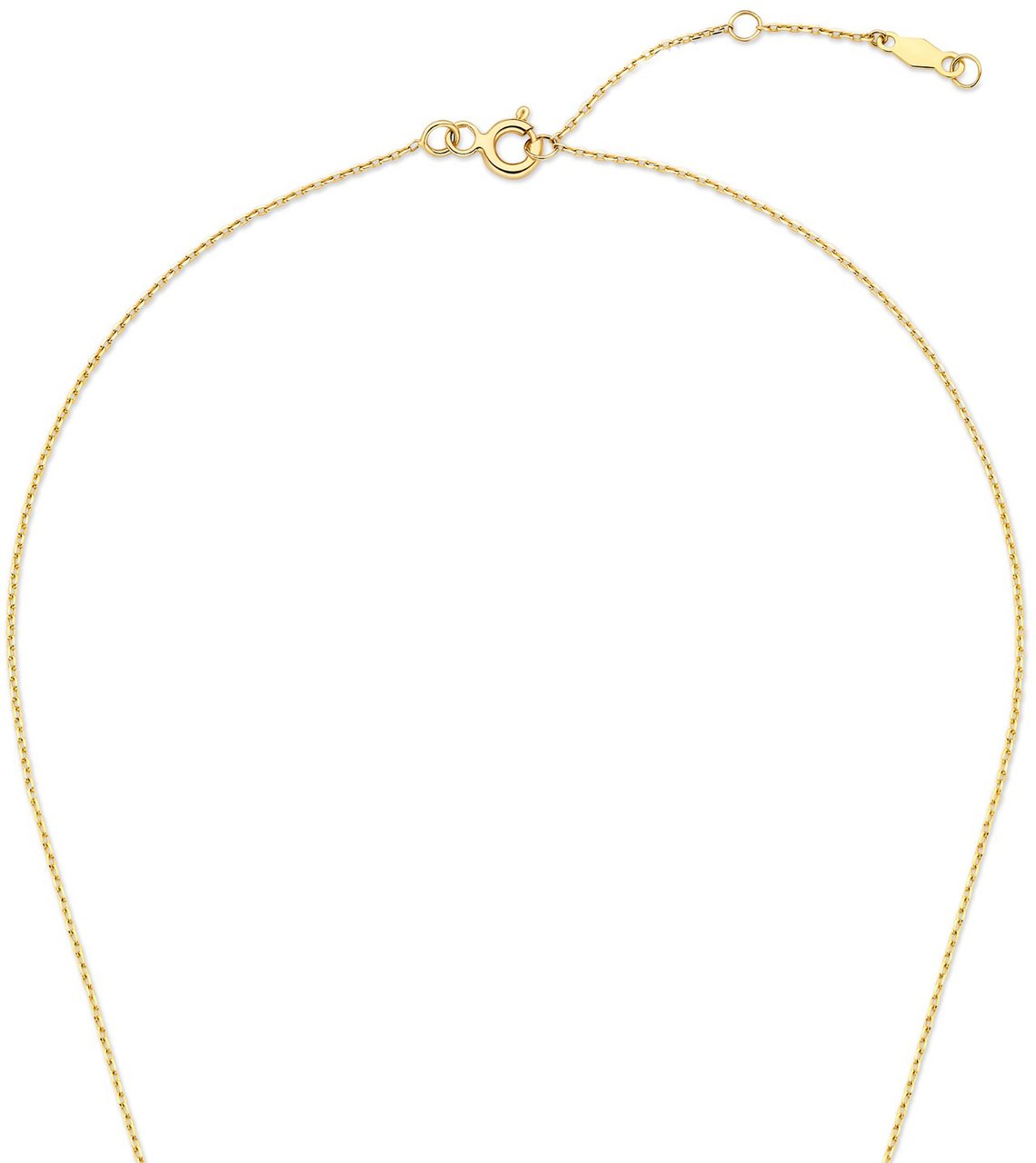 Isabel Bernard De la Paix Amore Ketting met Diamant Goud