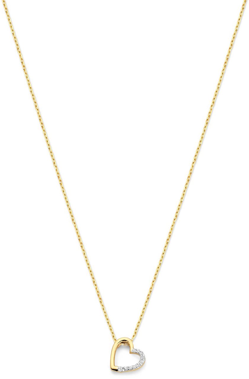 Isabel Bernard De la Paix Amore Ketting met Diamant Goud