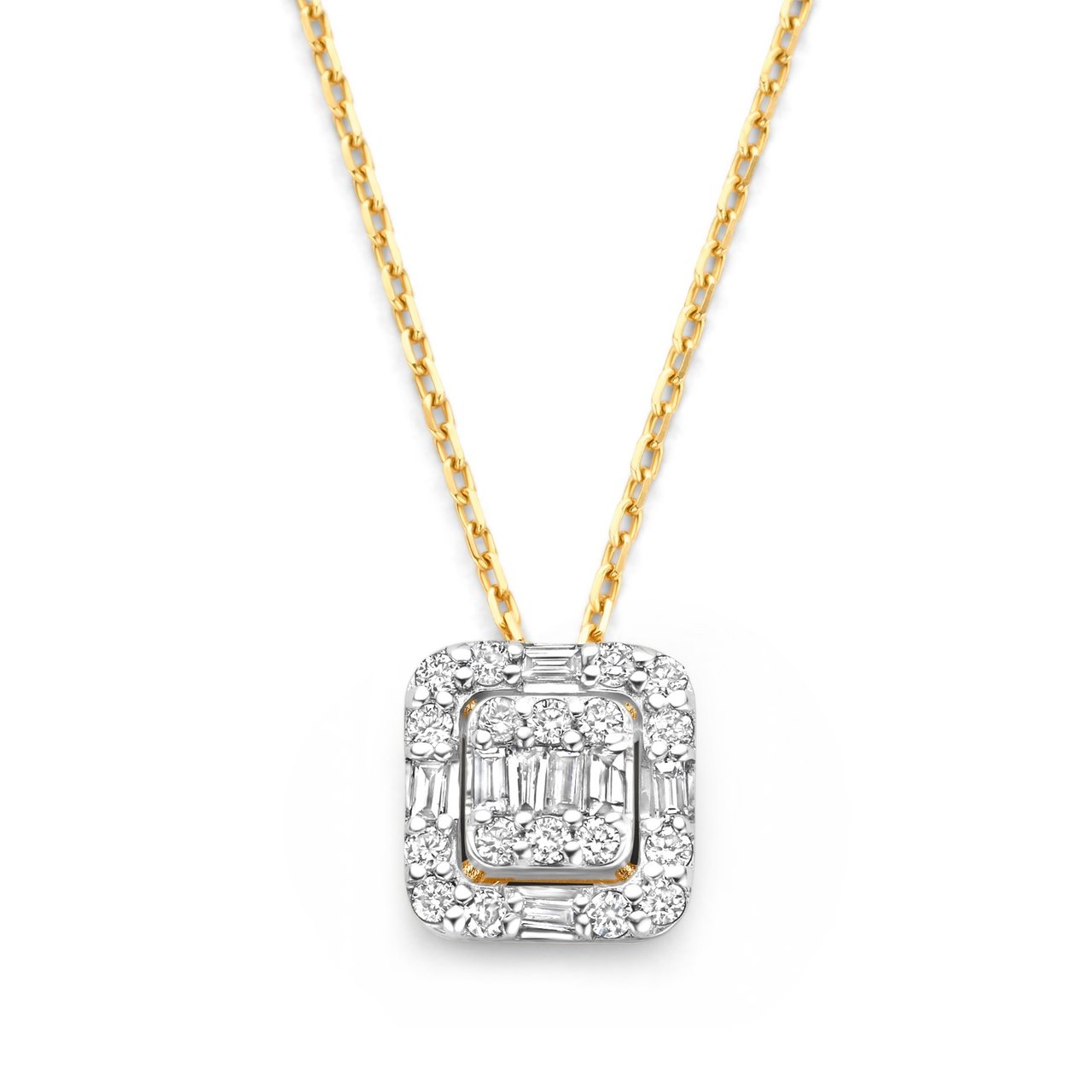 Isabel Bernard De la Paix Elena Ketting met Diamant Goud