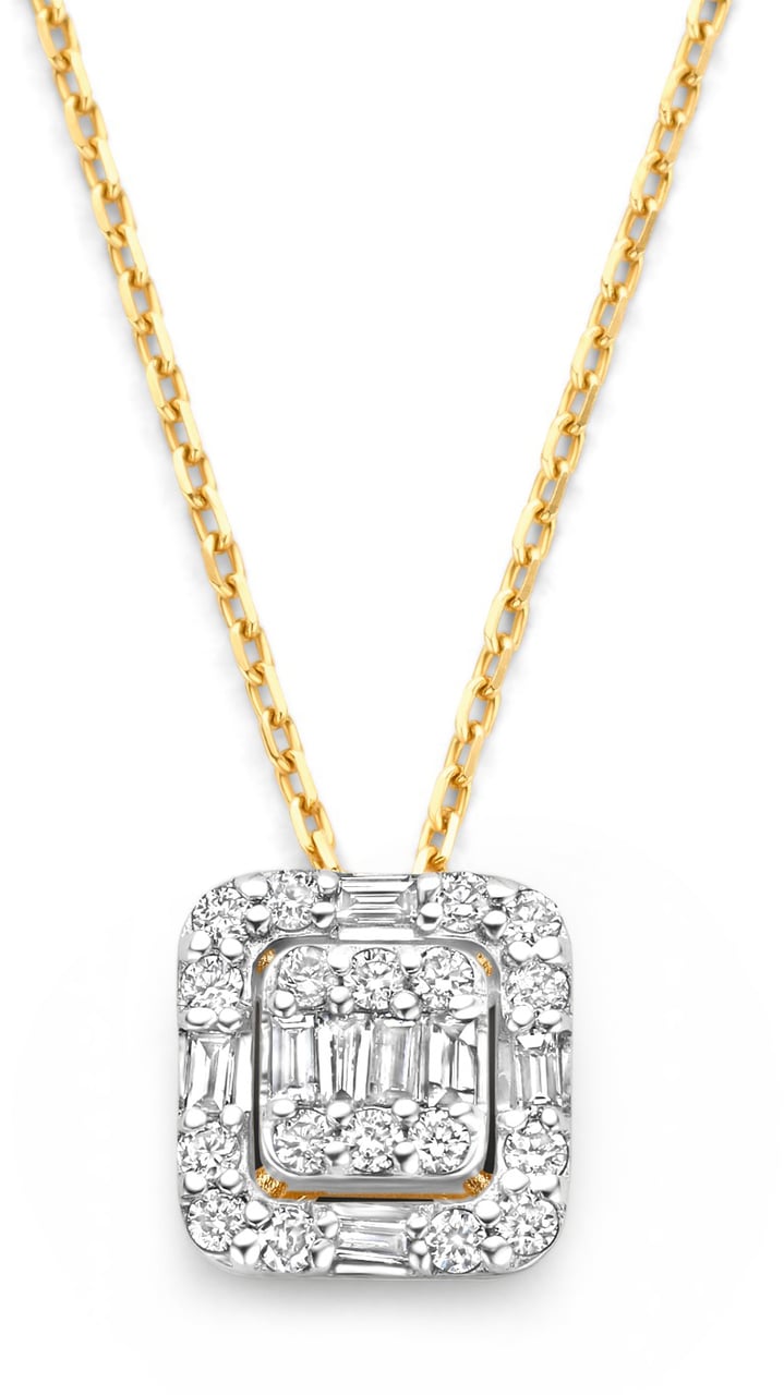 Isabel Bernard De la Paix Elena Ketting met Diamant Goud