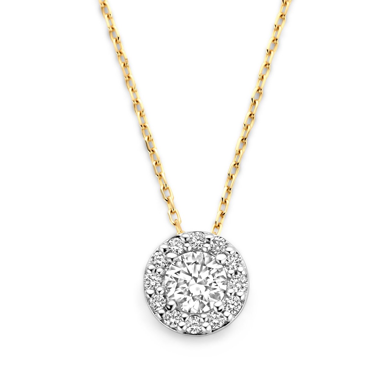 Isabel Bernard De la Paix Viviane Ketting met Diamant Goud