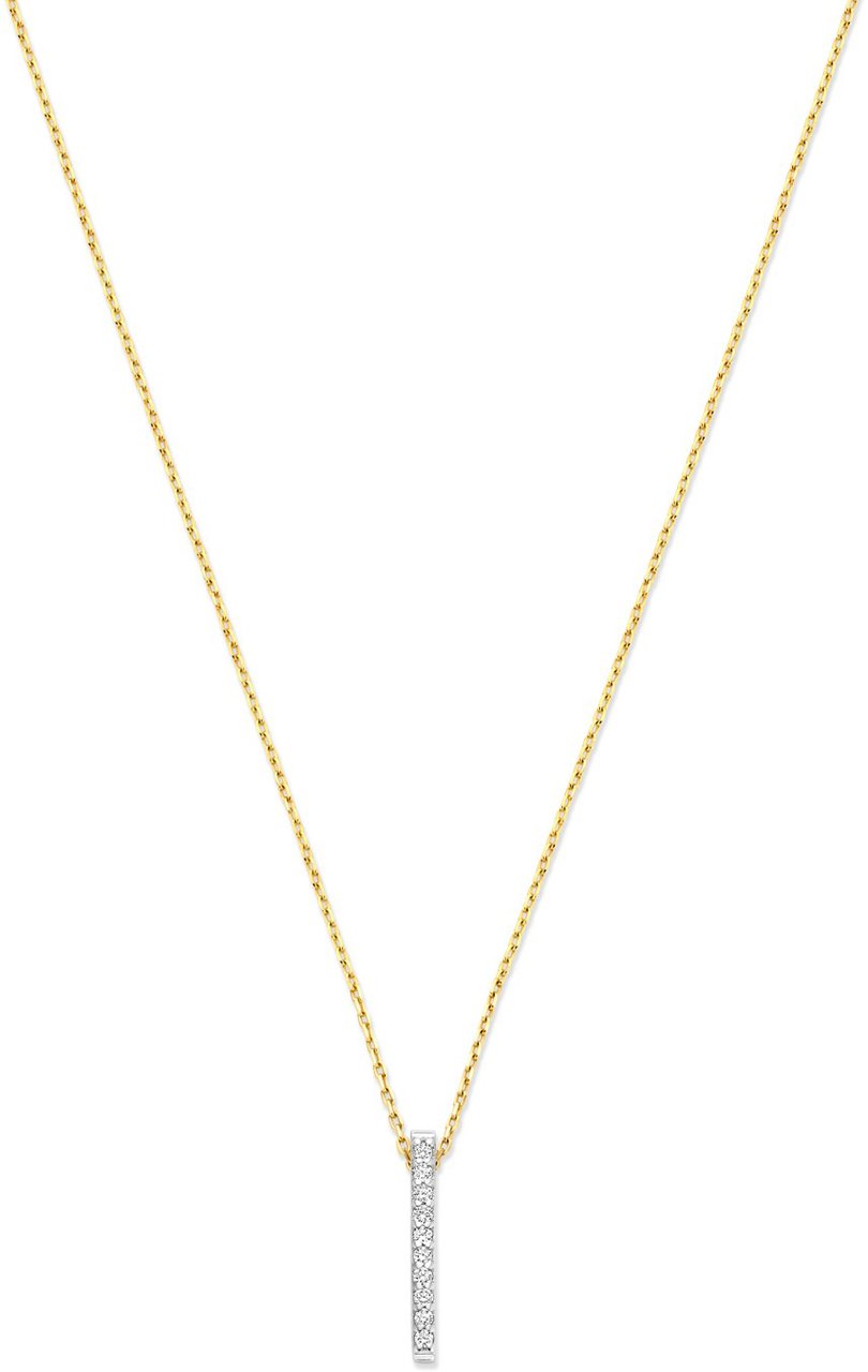 Isabel Bernard De la Paix Flavie Ketting met Diamant Goud