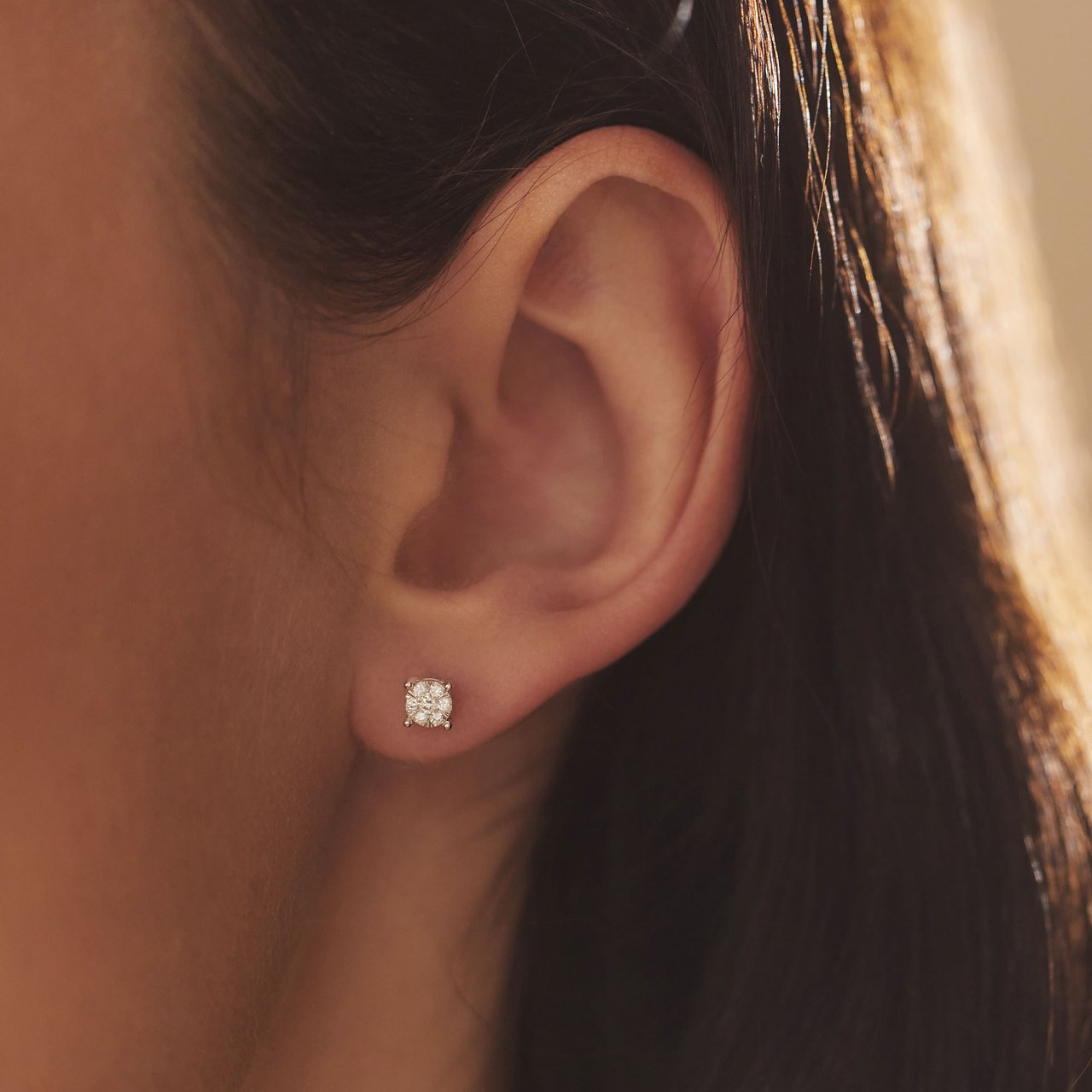 Isabel Bernard De la Paix Hanaé Oorknoppen met Diamant Zilver