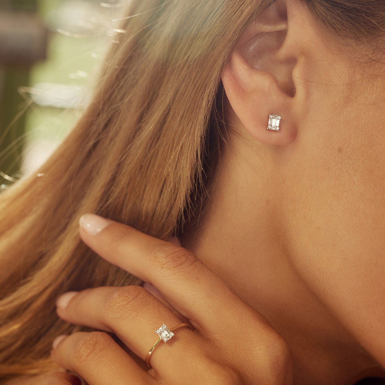 Isabel Bernard De la Paix Maxime Oorknoppen met Diamant Goud