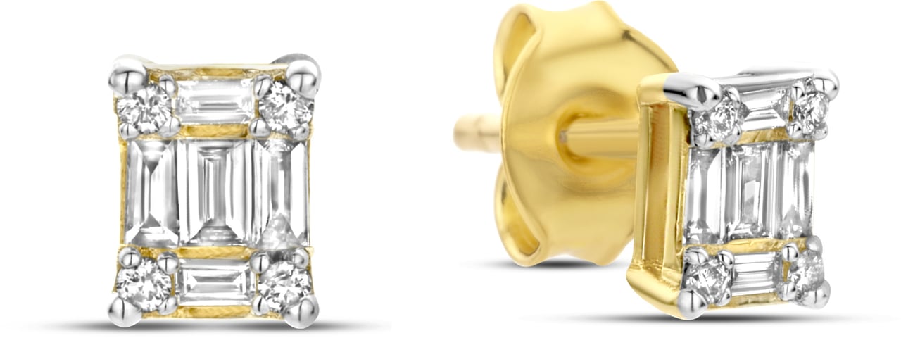 Isabel Bernard De la Paix Maxime Oorknoppen met Diamant Goud