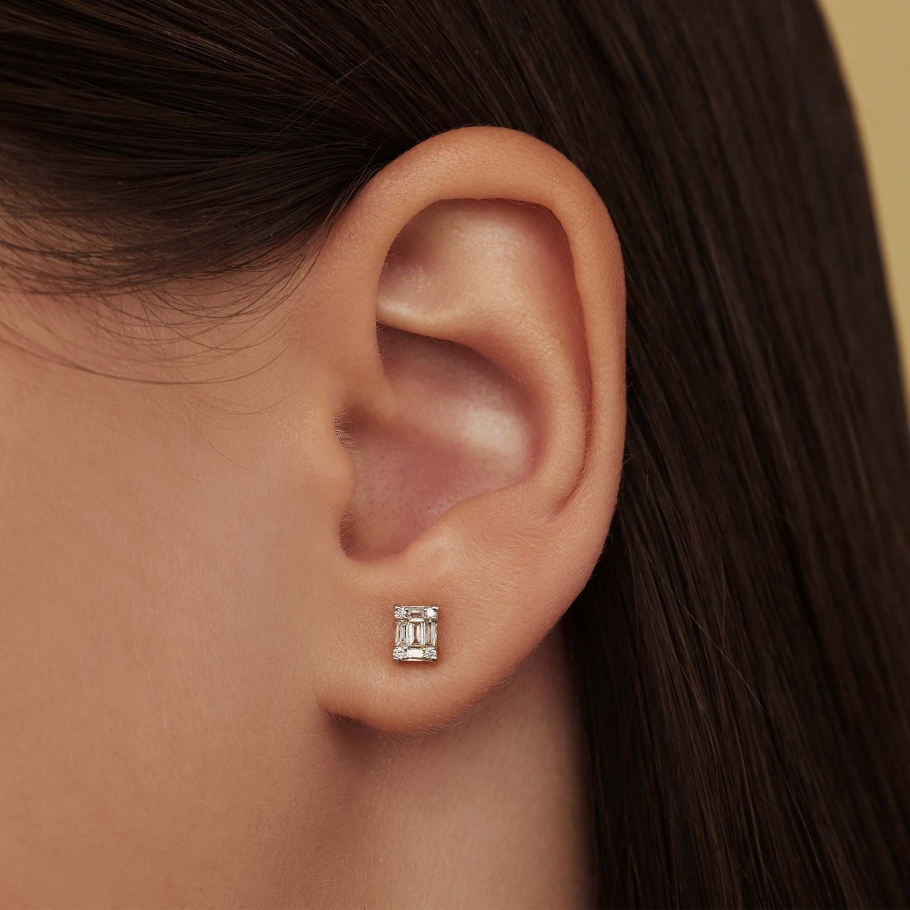 Isabel Bernard De la Paix Maxime Oorknoppen met Diamant Goud