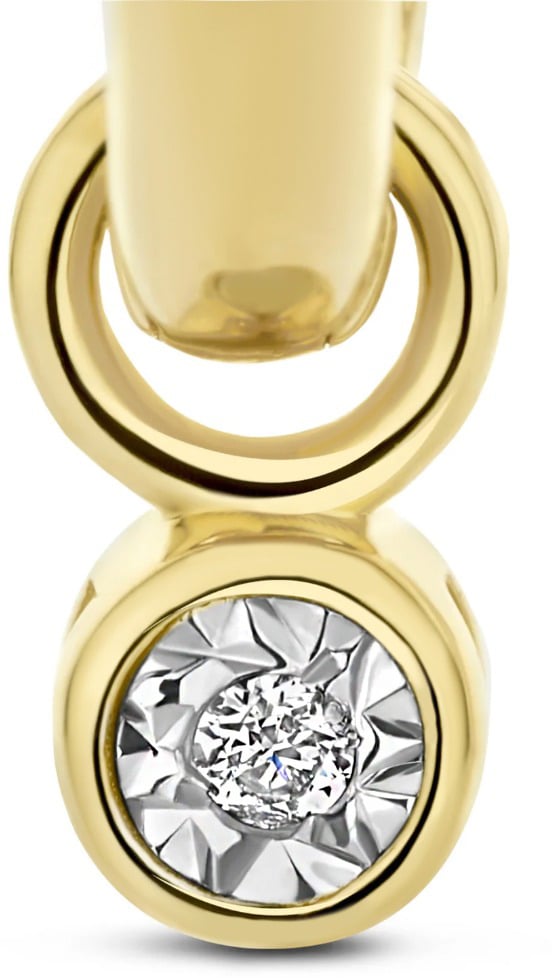 Isabel Bernard De La Paix Inaya Oorringen met Diamant Goud